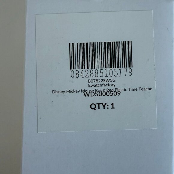 NWT - Disney Mickey Mouse Kids' Plastic Time Teacher Analog Quartz 3D - Picture 16 of 16